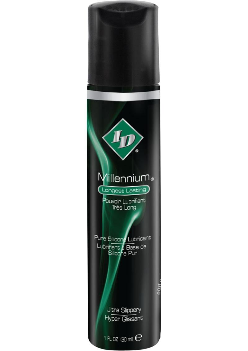 ID Millennium Longest Lasting Pure Silicone Lubricant 1 Ounce 24 Per Display