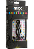 Tapón anal de silicona Mood Naughty 3 de 3 pulgadas, color negro