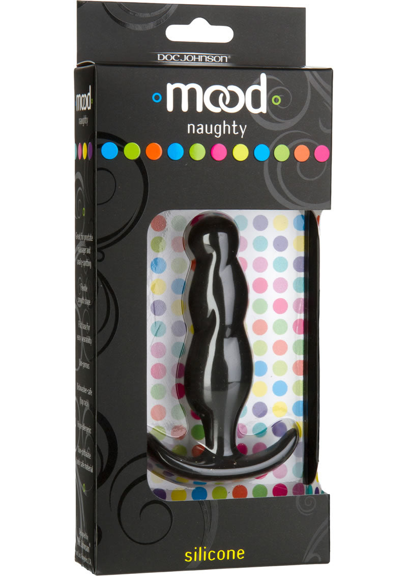 Mood Naughty 3 Anal Plug Silicone Black 3.5 Inch