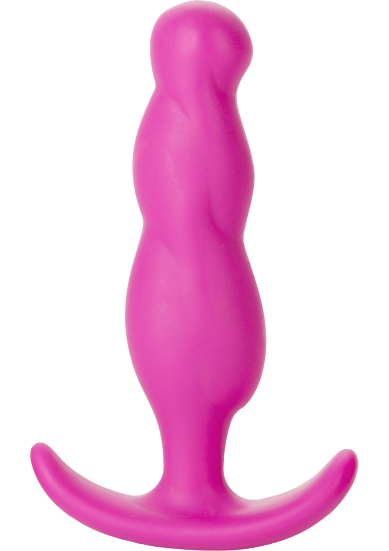 Tapón anal de silicona Mood Naughty 3 de 3,5 pulgadas, color rosa