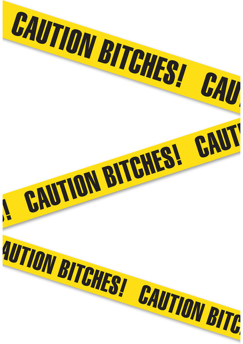 Bachelorette Party Caution Tape Caution Bitches