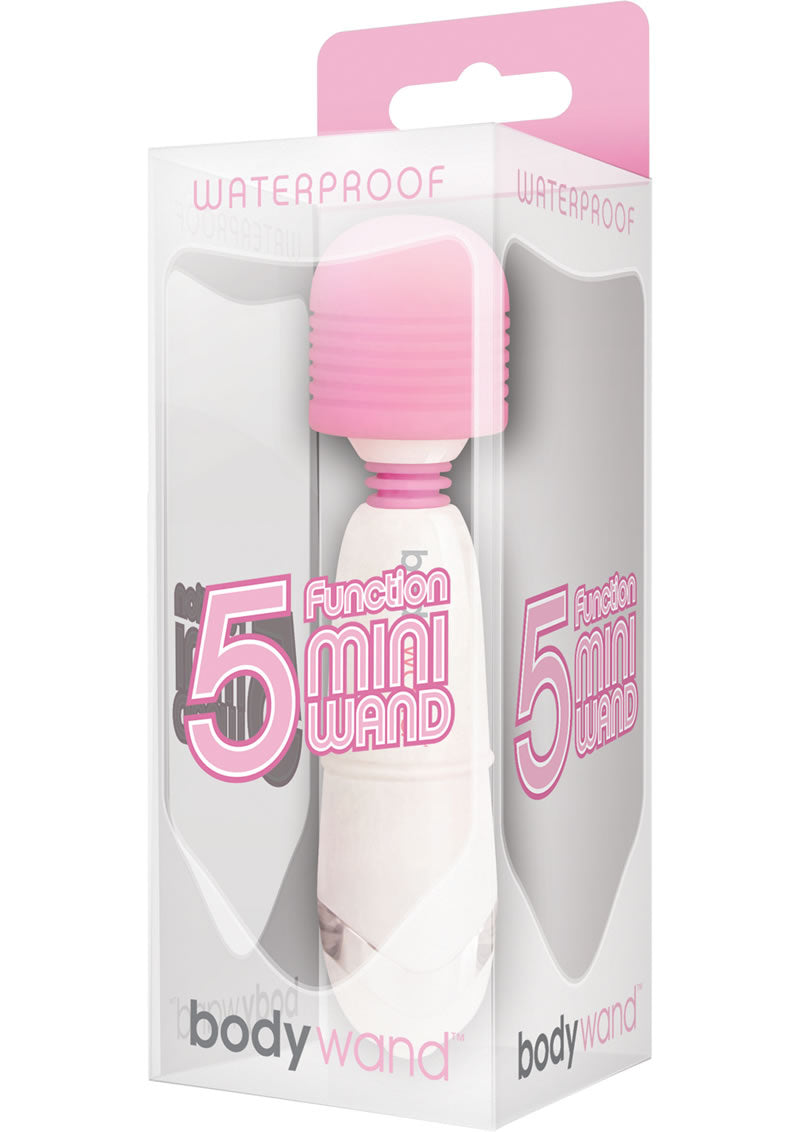 Bodywand - Mini varita con 5 funciones, resistente al agua, color rosa