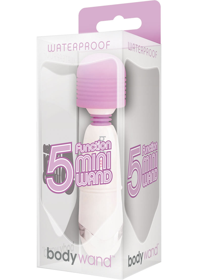Bodywand - Mini varita mágica de 5 funciones, resistente al agua, color morado