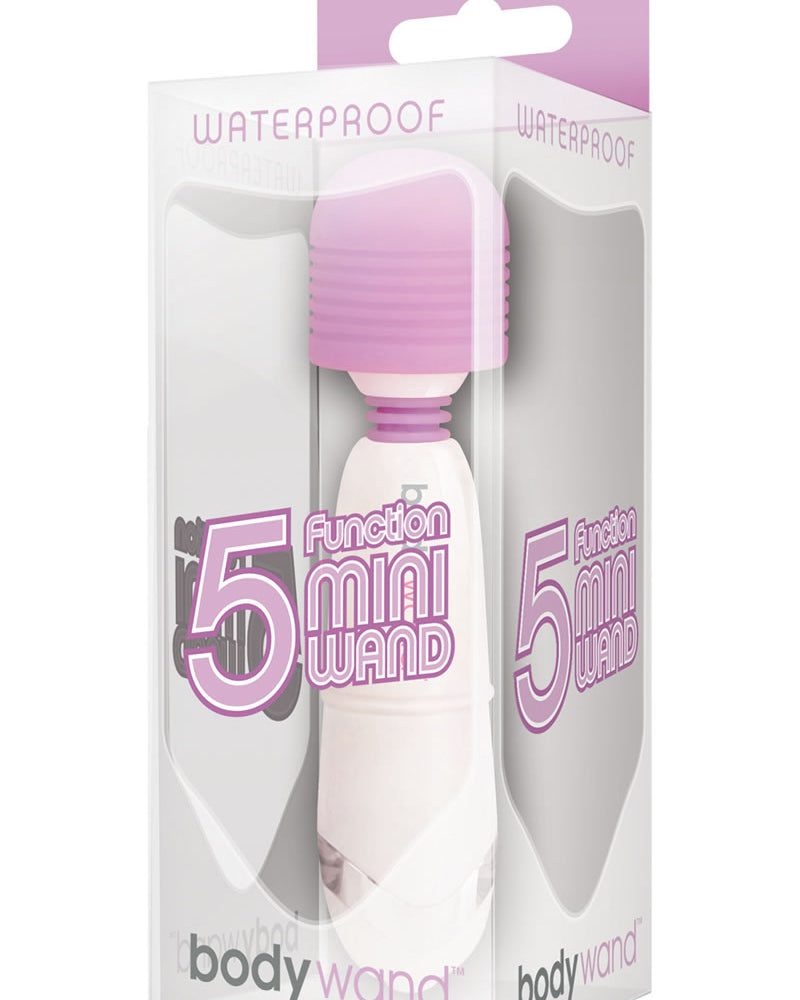 Bodywand - Mini varita mágica de 5 funciones, resistente al agua, color morado