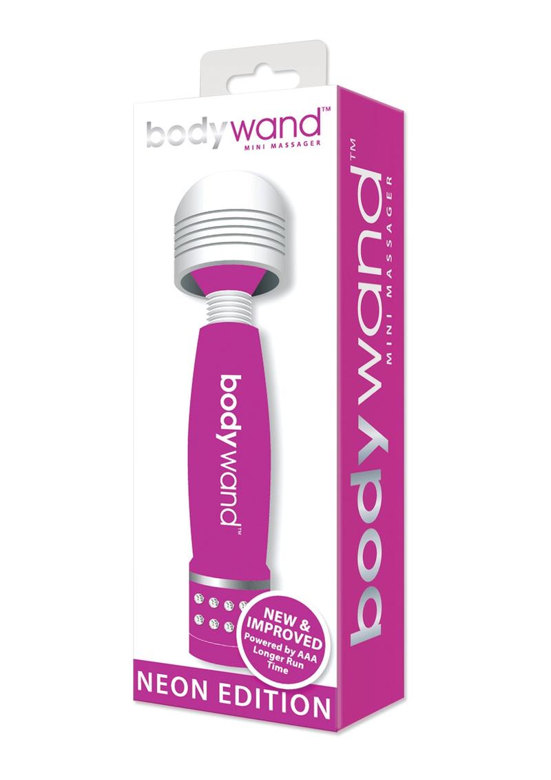 Bodywand Neon Edition Mini Massager Purple 4 Inch