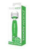 Mini masajeador Bodywand Neon Edition de 4 pulgadas, color verde