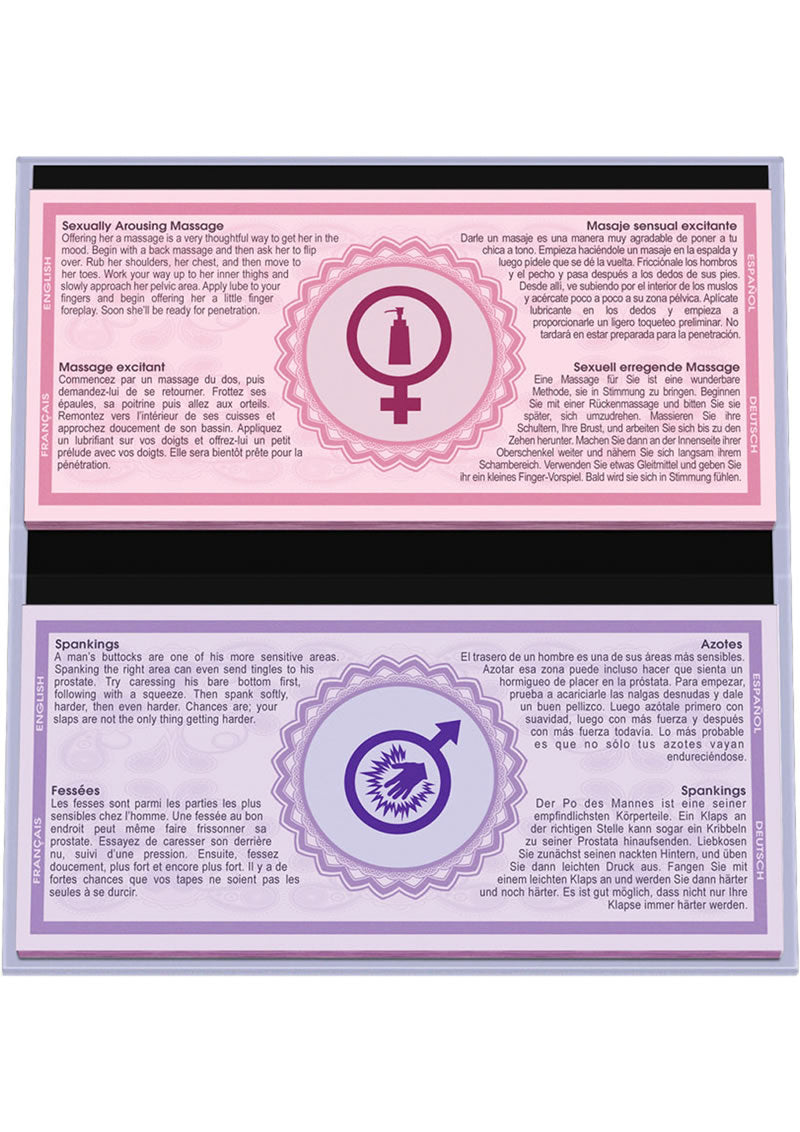 Un año de tarjetas con consejos sexuales del Kama Sutra