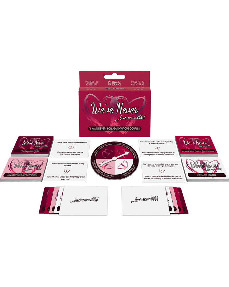 Nunca lo hemos hecho... pero lo haremos Juego de cartas para parejas