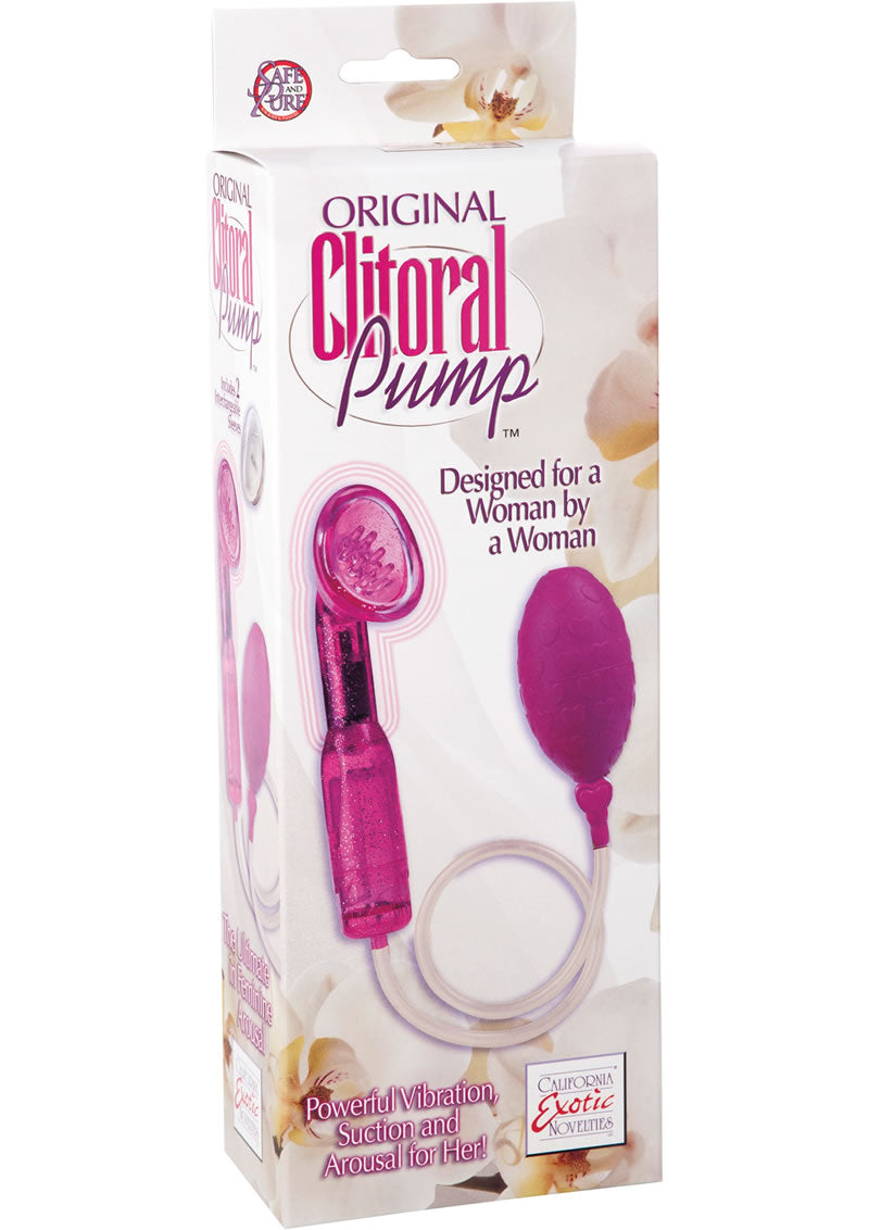 Bomba vibradora para clítoris original color rosa