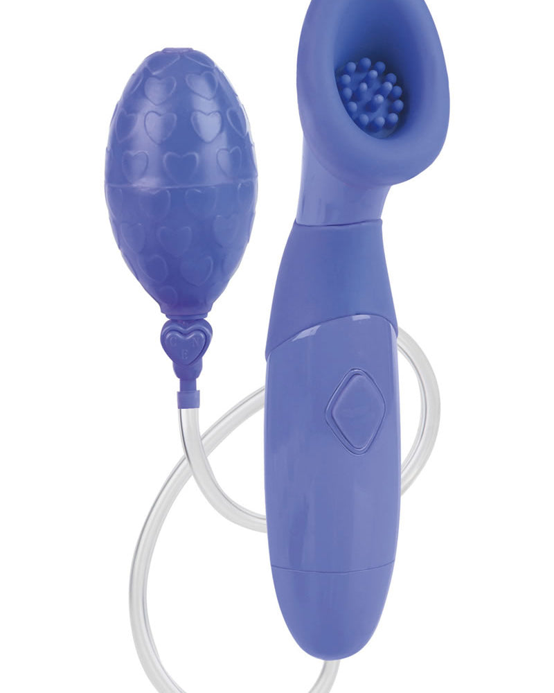 Bomba de clítoris de silicona resistente al agua color morado