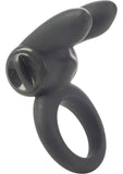 Silicone Jack Rabbit Ring Cockring Waterproof Grey