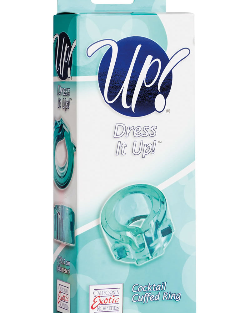 Up Dress It Up Cocktail Cuff Ring Cockring Teal