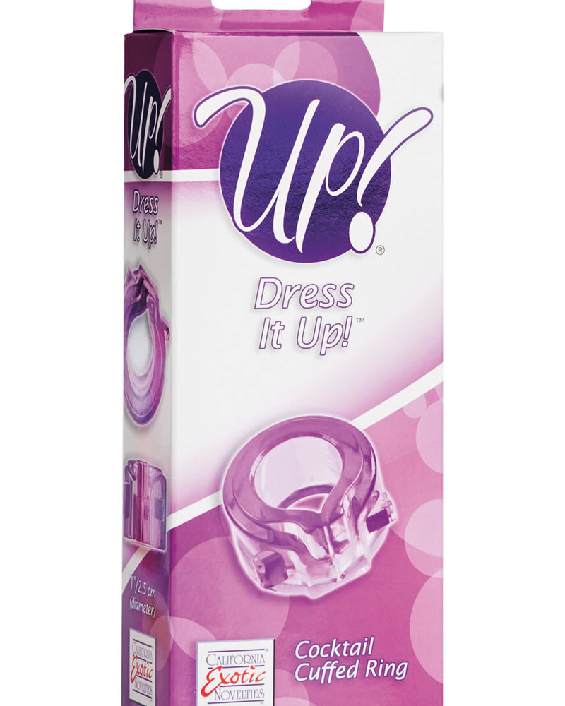 Up Dress It Up Cocktail Cuff Ring Cockring Purple