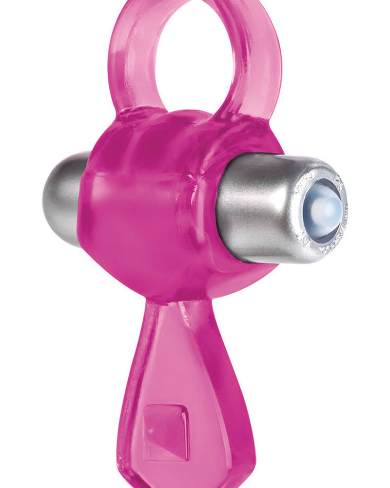 Up Dress It Up Neck Tie Teaser Ring Cockring Waterproof Pink