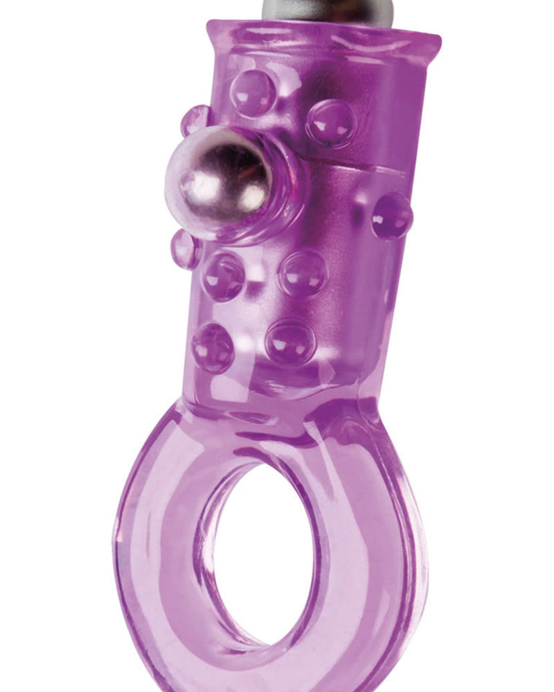 Anillo de cuentas con carga superior Up Hook It Up resistente al agua y morado