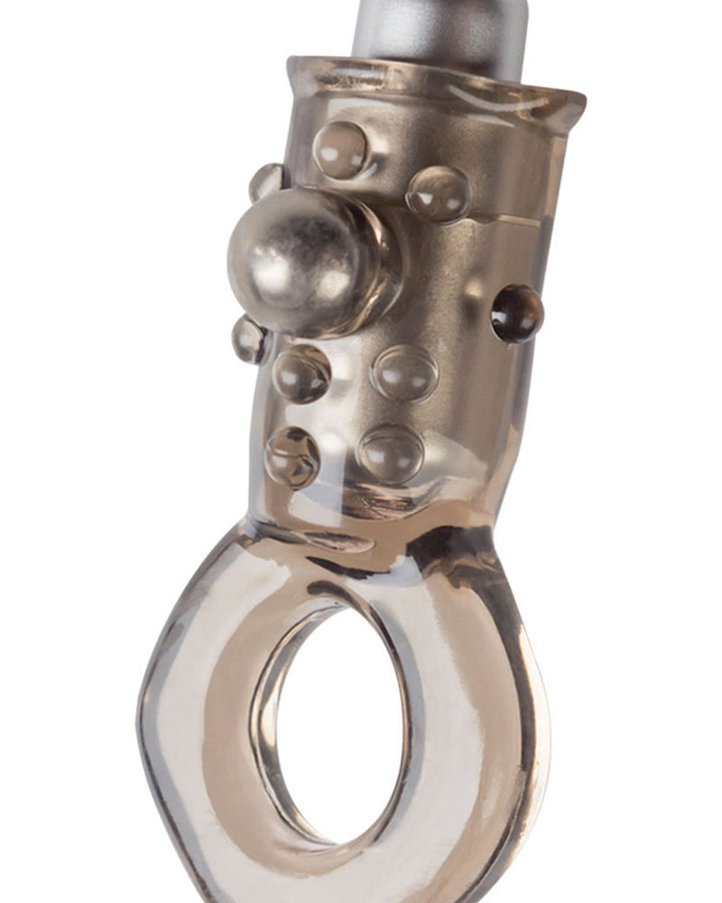 Up Hook It Up Top Loading Beaded Ring Cockring Waterproof Smoke