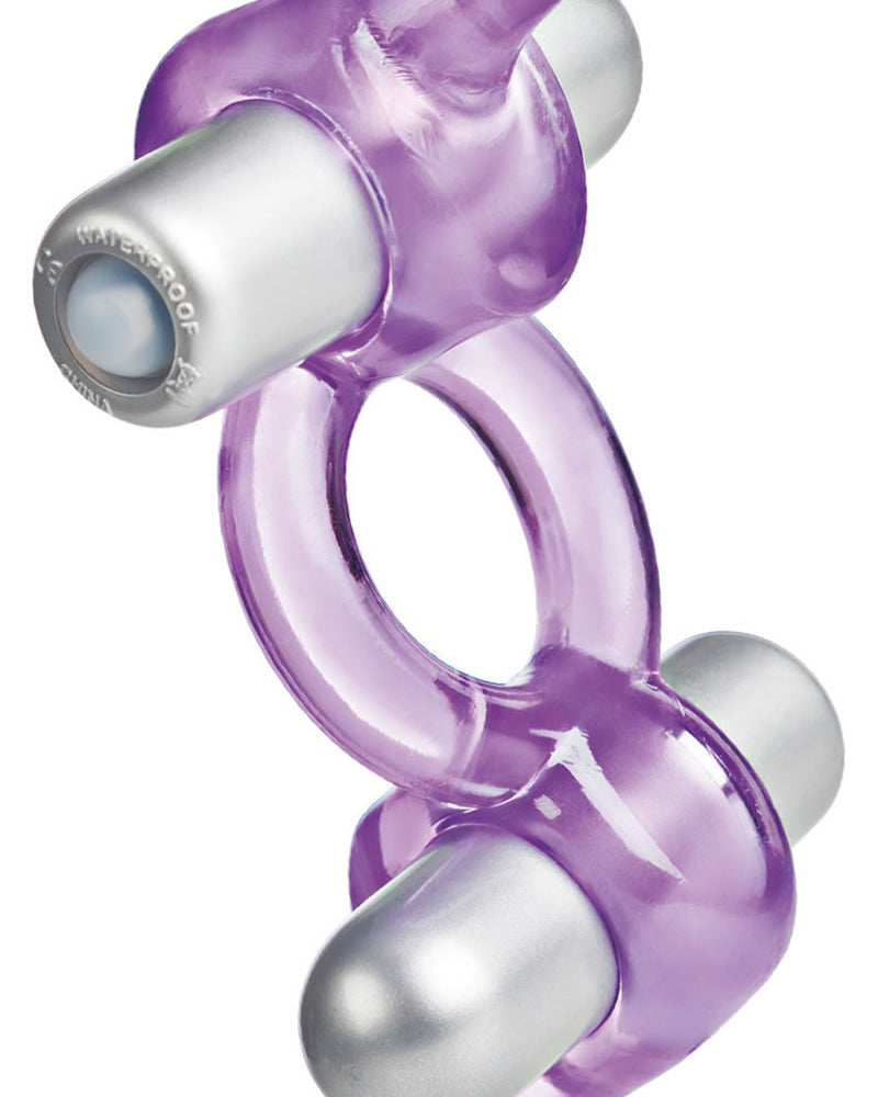 Anillo para parejas de doble acción Up Spice It Up, resistente al agua, morado, 1 unidad
