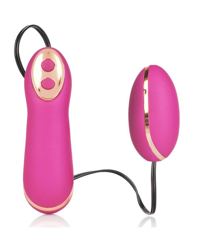 Control remoto con cable Entice Ella Bullet resistente al agua en color frambuesa