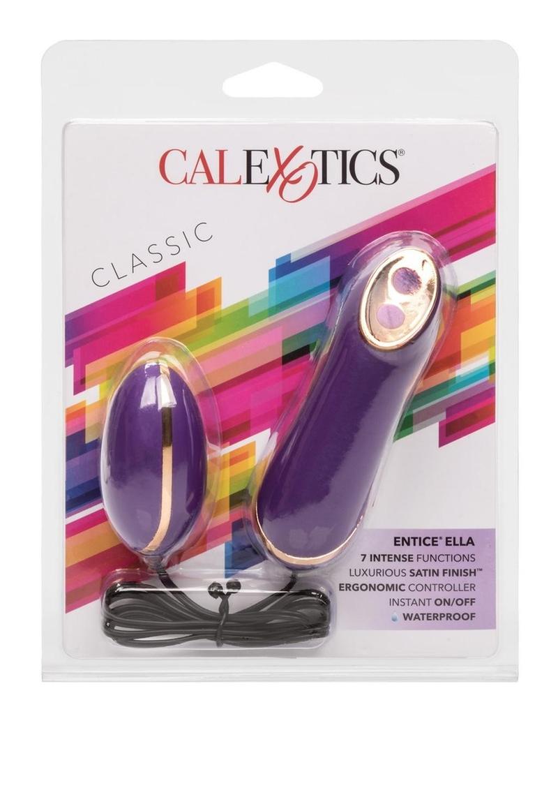Control remoto con cable Entice Ella Bullet, resistente al agua, color morado