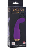 Entice Mae Silicone Vibrator Waterproof Raspberry 6.25 Inch