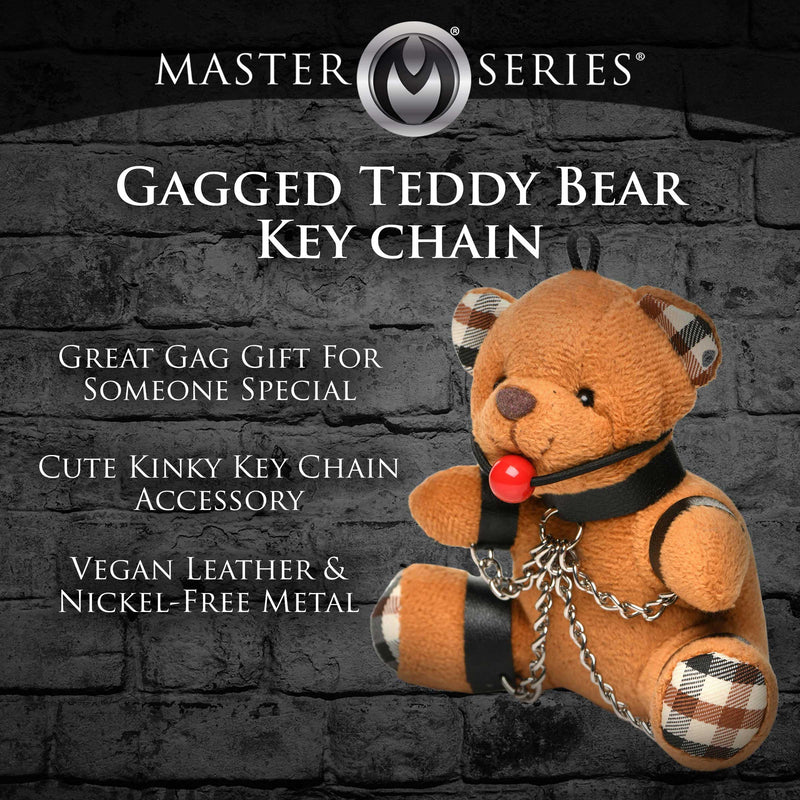 "Gagged Teddy Bear Keychain MS-AH118"