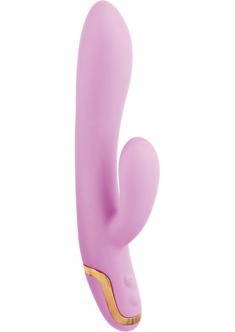 Vibrador de silicona Entice Marilyn resistente al agua, color rosa, 5,25 pulgadas