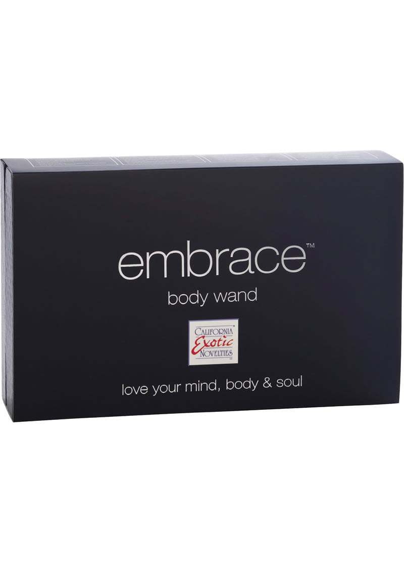 Embrace - Varita corporal de silicona recargable, resistente al agua, color gris, 8,75 pulgadas