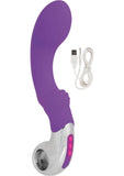 Embrace Rechargeable Silicone G Wand Waterproof Purple 5.5 Inch