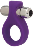 Embrace Lovers Ring Silicone Cockring Waterproof Purple