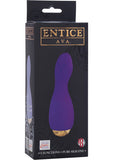Entice Ava Silicone Vibrator Waterproof Purple 5.25 Inch