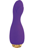 Entice Ava Silicone Vibrator Waterproof Purple 5.25 Inch