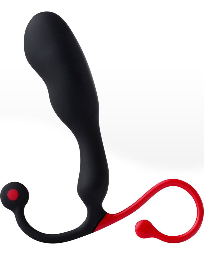 Estimulador de punto G masculino de silicona Helix Syn Synergy negro/rojo