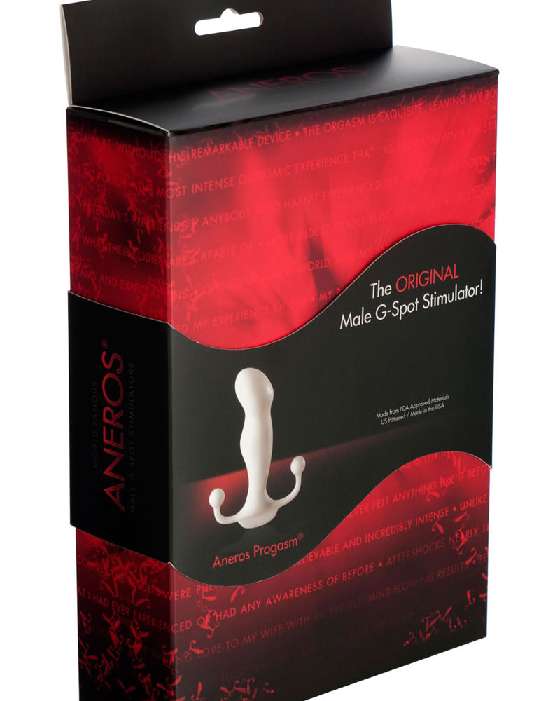 Estimulador del punto G masculino Progasm Classic blanco