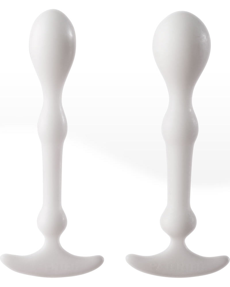 Peridise Set Unisex Anal Stimulators White 2 Each