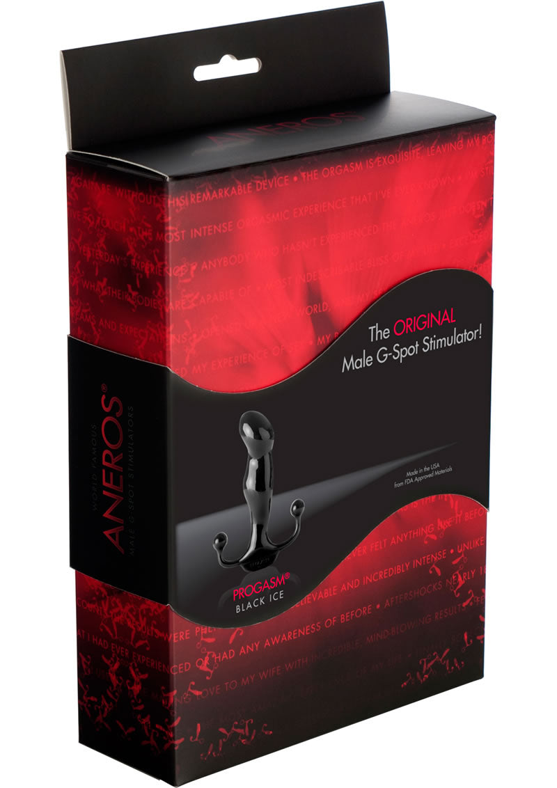 Progasm - Male G-Spot Stimulator - Black Ice/White