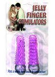 Jelly Finger Stimulators Purple