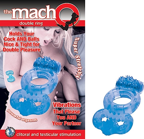 "The Macho Double Ring - Blue NW2145-1"