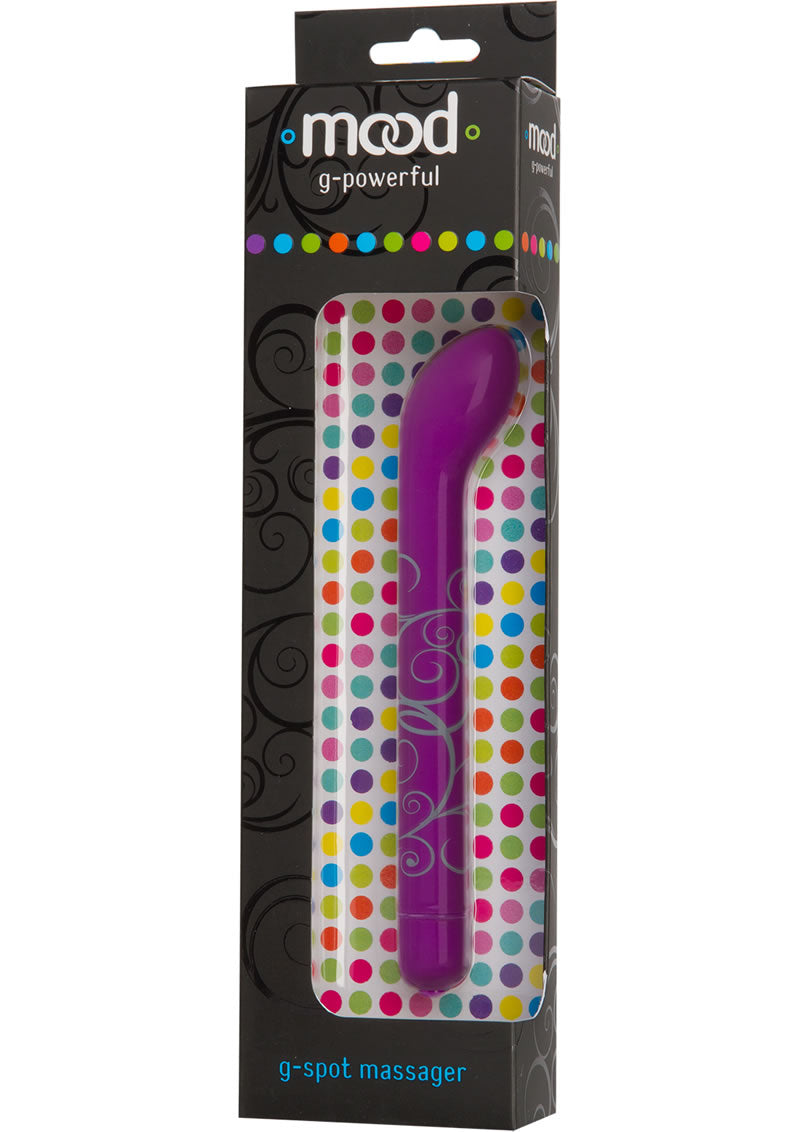 Mood G-Powerful G-Spot Massager Waterproof Purple 5.8 Inch