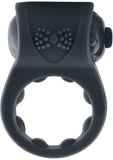 Primo Tux Silicone Vibe Ring Waterproof Black 6 Piece Display