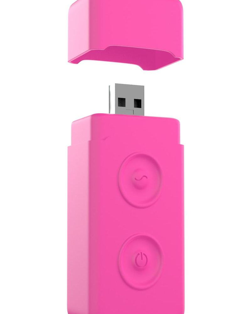 Control remoto Neon Luv Touch Bullet impermeable rosa