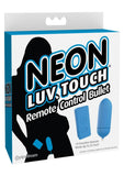 Control remoto Neon Luv Touch Bullet impermeable azul