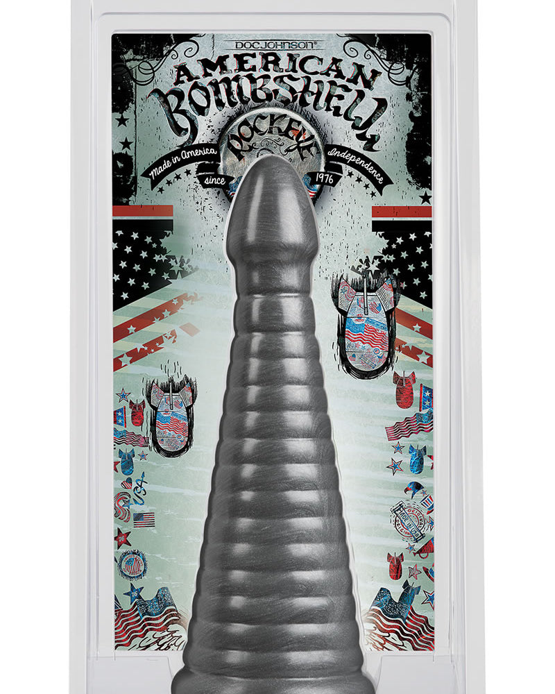 Consolador Rockeye gris de 11 pulgadas de American Bombshell