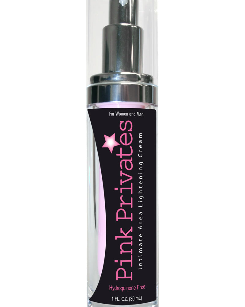 Crema aclaradora para la zona íntima Pink Privates, botella de 1 onza