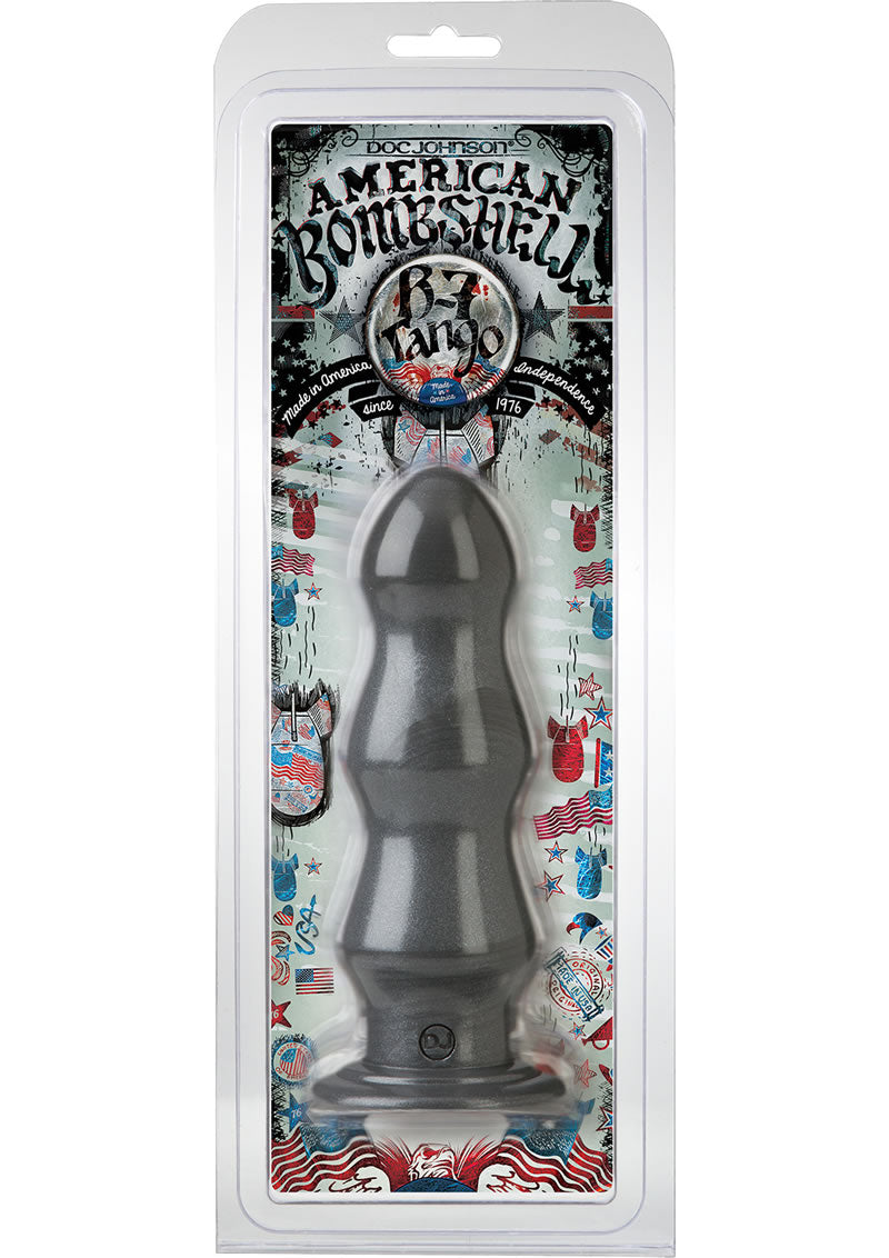 Sonda American Bombshell B-7 Tango gris de 6,4 pulgadas de largo y 6,9 pulgadas de circunferencia
