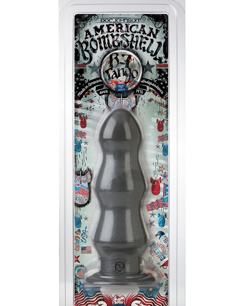 Sonda American Bombshell B-7 Tango gris de 6,4 pulgadas de largo y 6,9 pulgadas de circunferencia