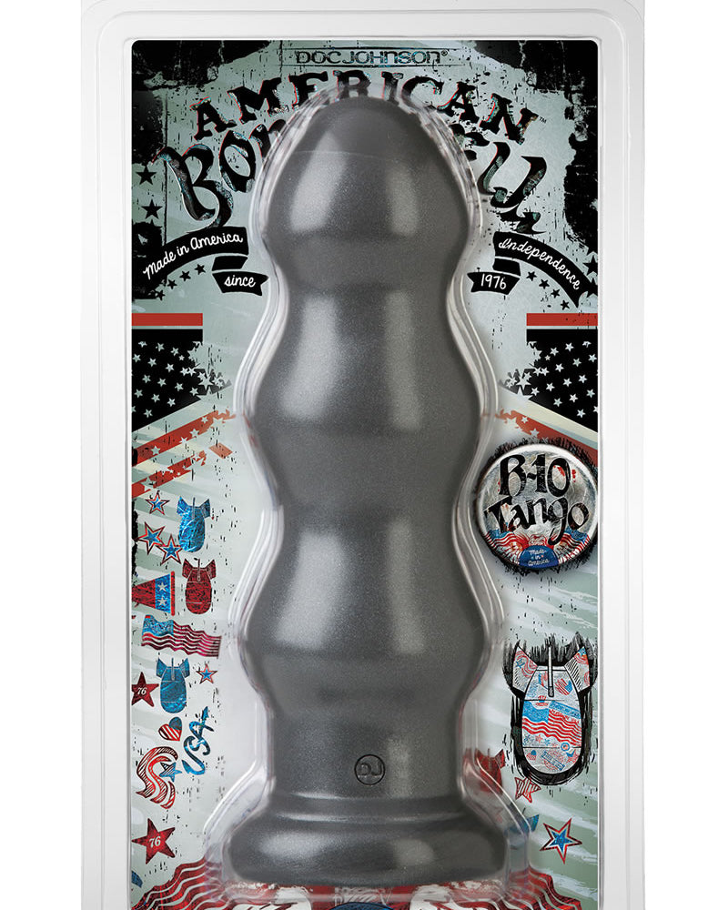 Sonda American Bombshell B-10 Tango gris de 8,8 pulgadas de largo y 10 pulgadas de circunferencia
