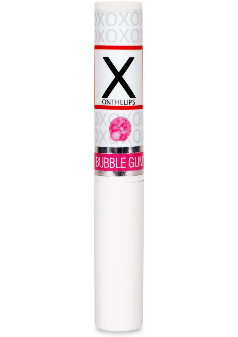 X On The Lips Buzzing Lip Balm With Pheromones Bubble Gum .75 Ounce