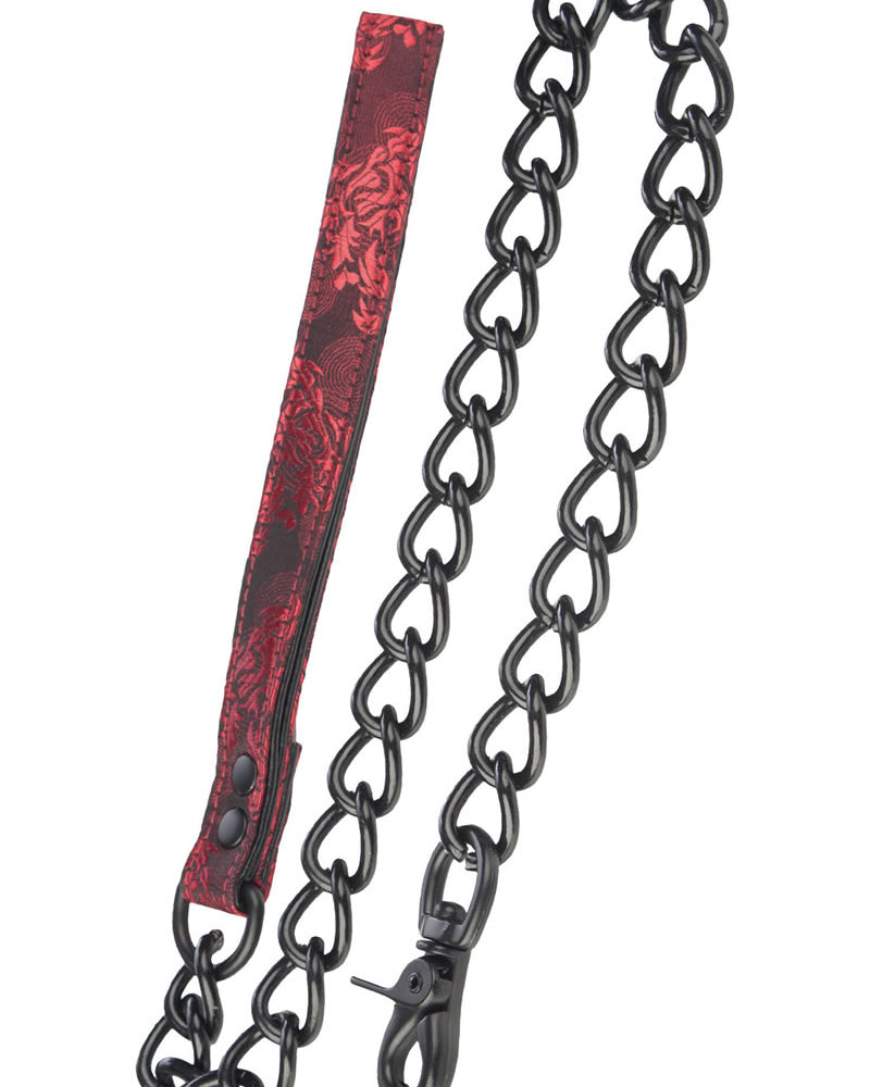 Scandal Leash Red/Black