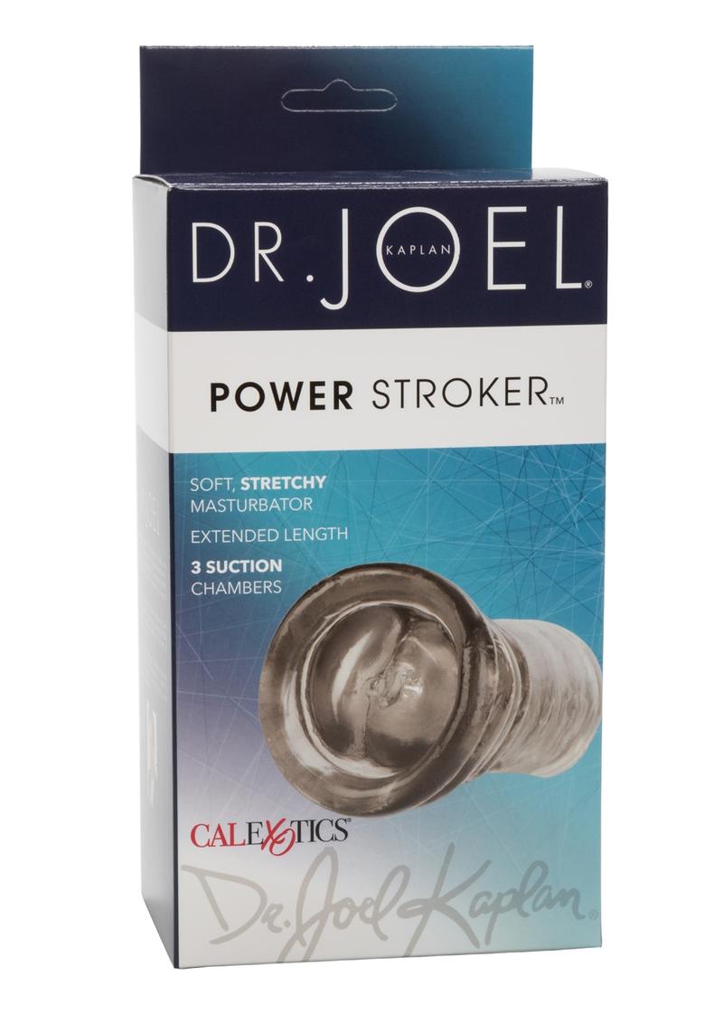 Masturbador Power Stroker del Dr. Joel Kaplan transparente