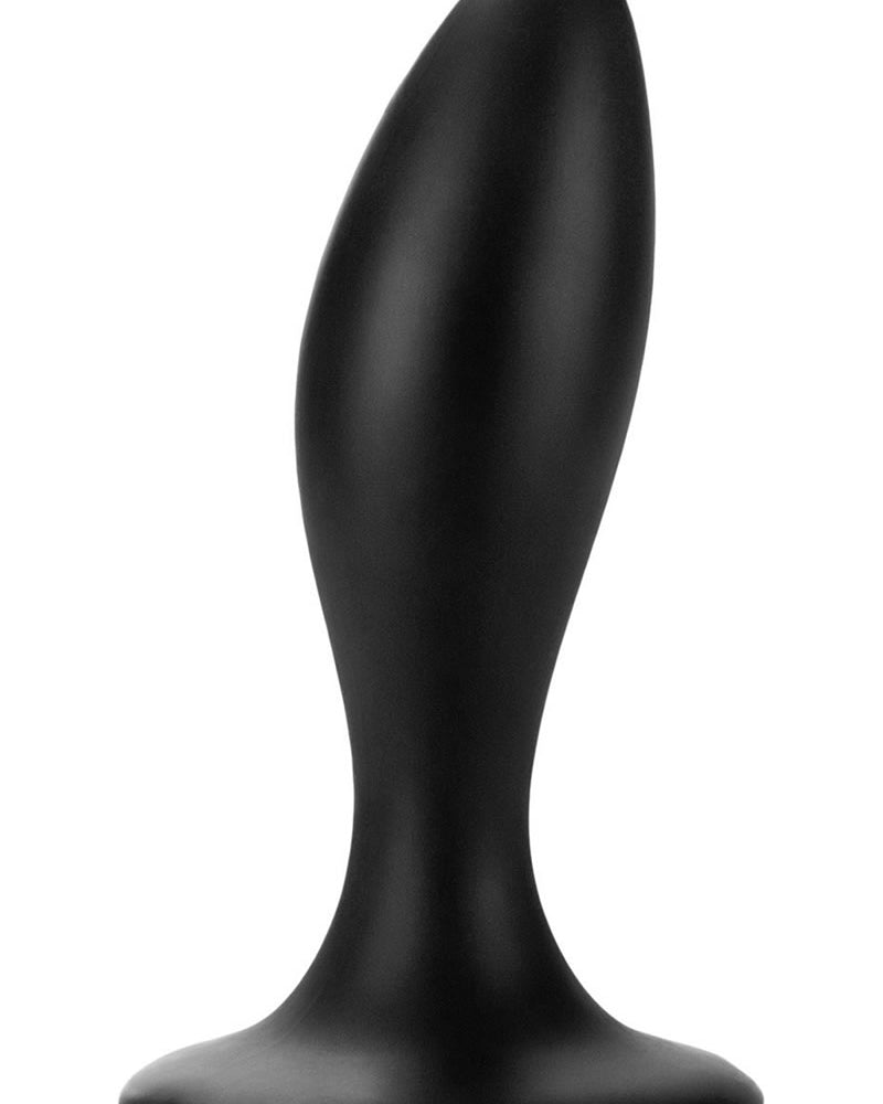 Tapón anal con sonda de silicona para próstata, color negro, 4 pulgadas, del Dr. Joel Kaplan